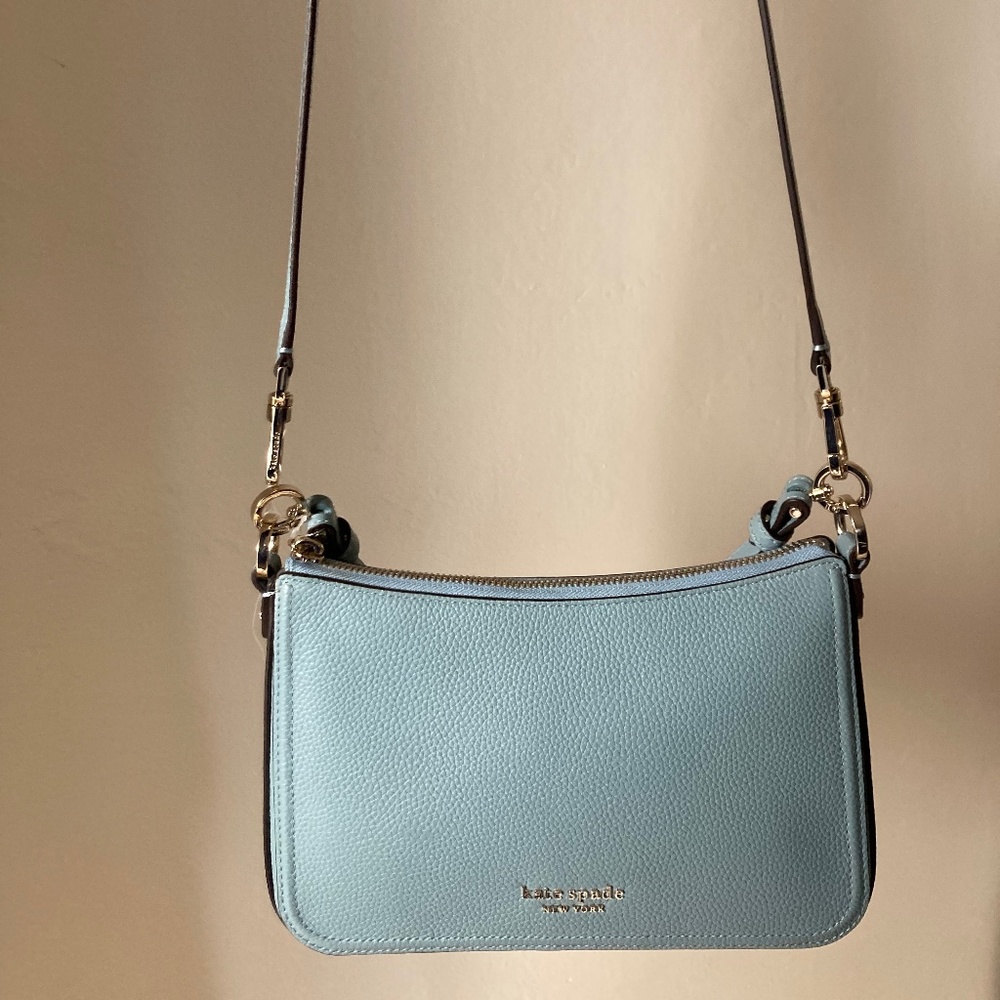 Kate Spade Hudson Pebbled Leather Medium Convertible Crossbody Bag